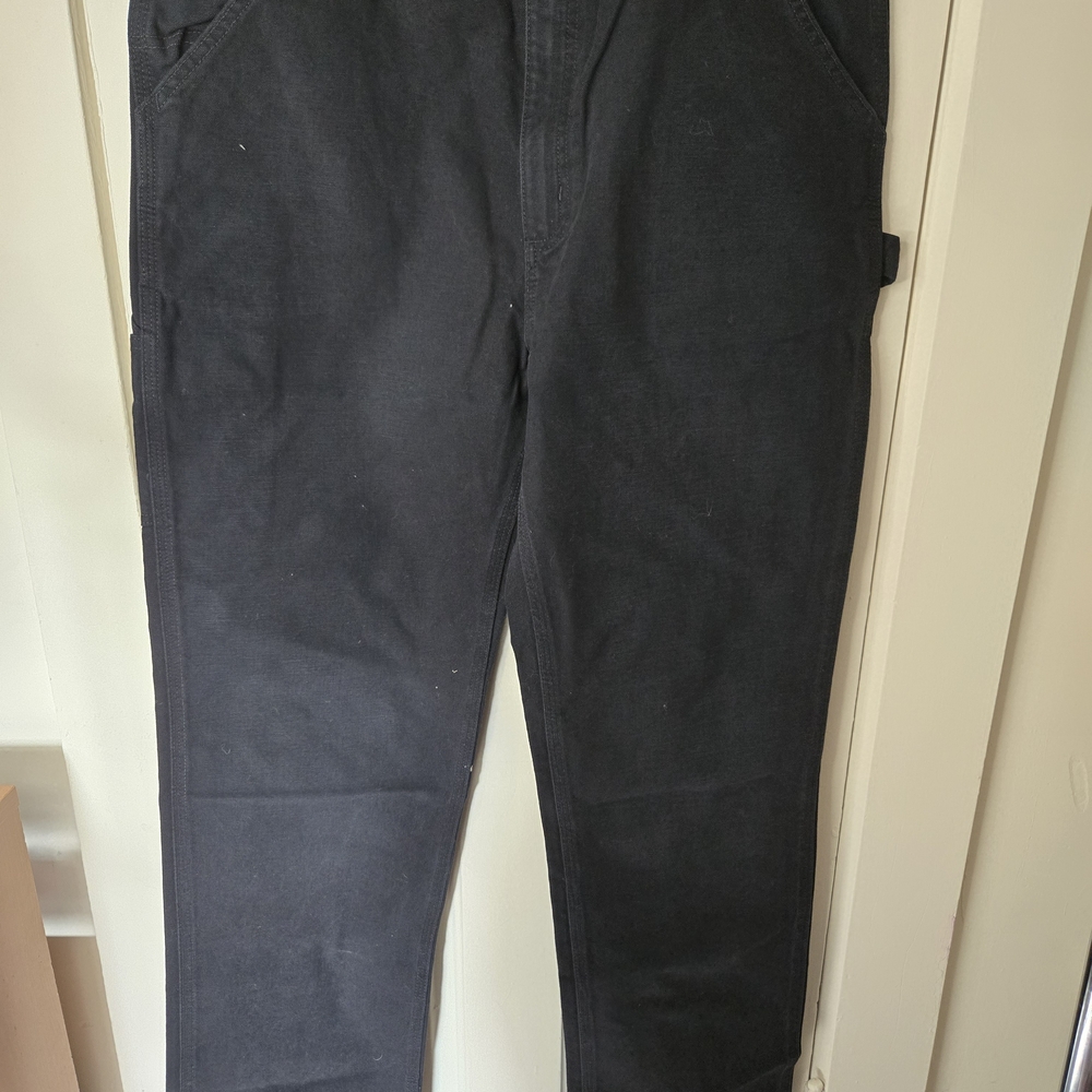 Carhartt Black Weathered Duck Dungaree